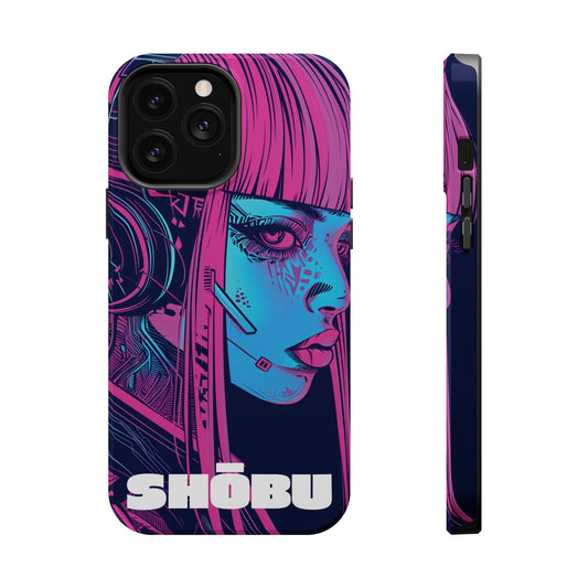 iPhone MagSafe Double Layer Tough Case - SHŌBU CYBERVOID - Citizens of Neo-Tokyo - Augmented Player