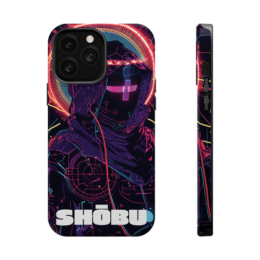 iPhone MagSafe Double Layer Tough Case - SHŌBU CYBERVOID - Citizens of Neo-Tokyo - Priest of the Code